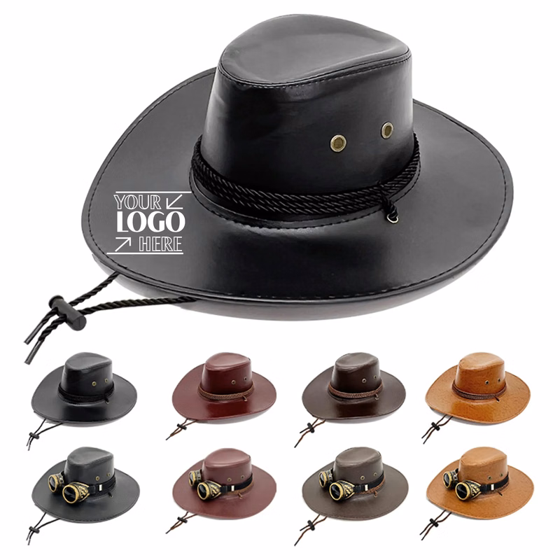PU Leather Cowboy Hat
