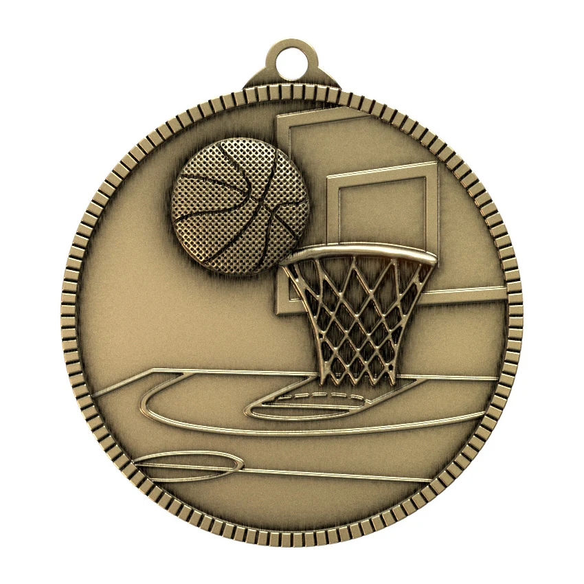 Antique Basketball Classic Legacy Medallion (2") 1