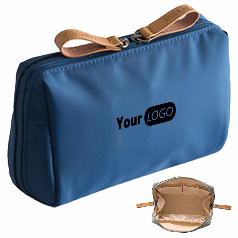 Polyester Compact Mini Makeup Bag ?C Minimal Design