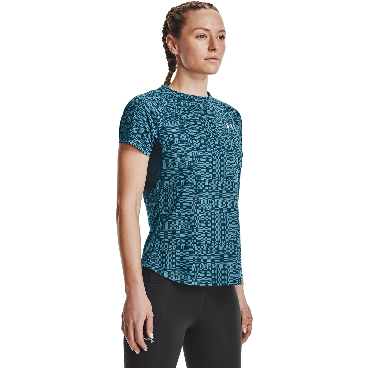 UA Speed Stride Printed Women's Short Sleeve 1