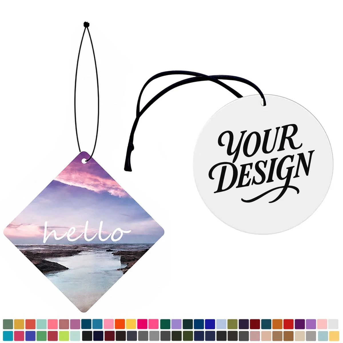 Fullcolor Costom Car Air Freshener Hanging MOQ20 1