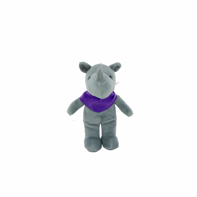 Plush Rhino with Bandana