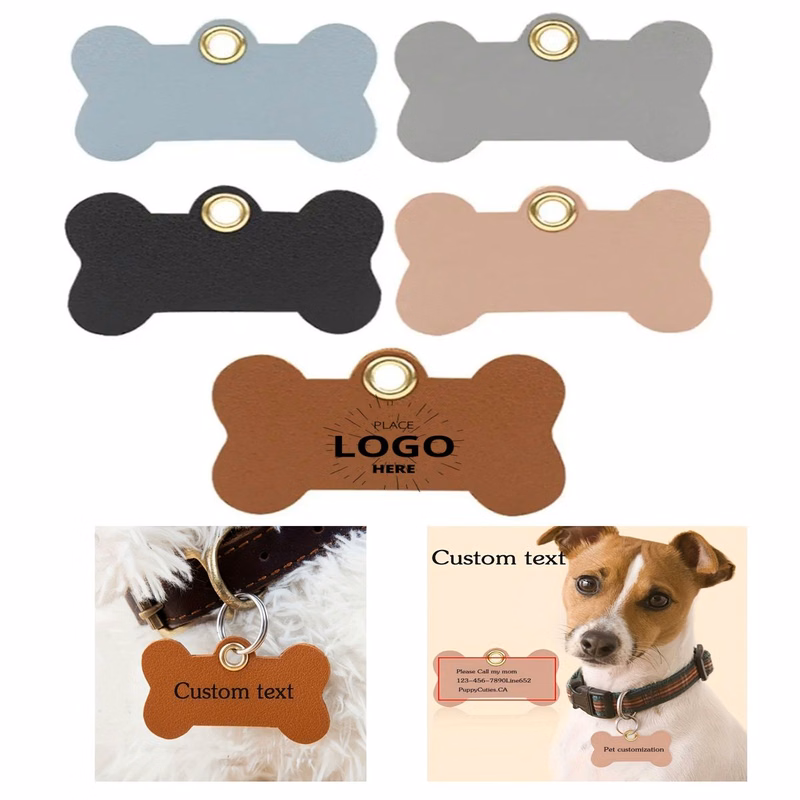 Durable PU Pet Address Tag