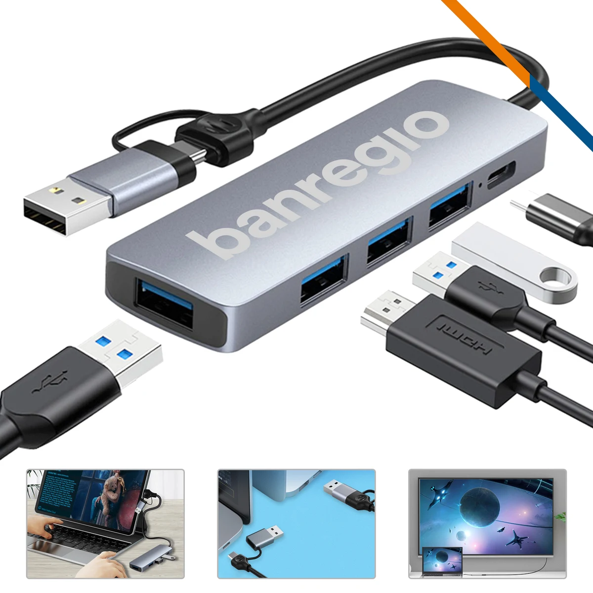 Lapry 5in2 USB Hub 1