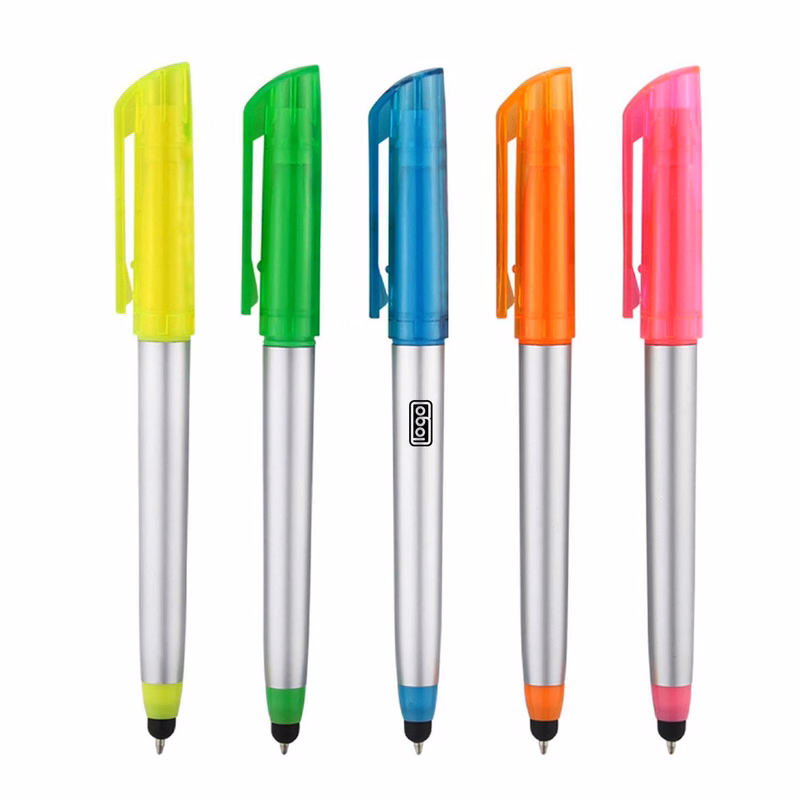 3 In 1 Multifunctional Fluorescent Touch Ballpoint Pen