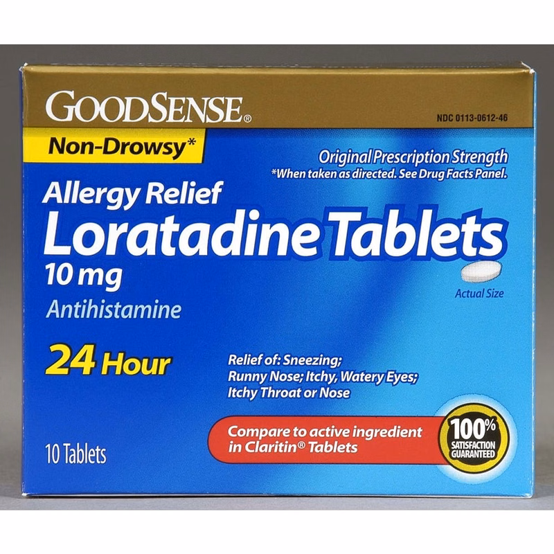 24-Hour Allergy Relief Tablets - 10 mg 10 Pack