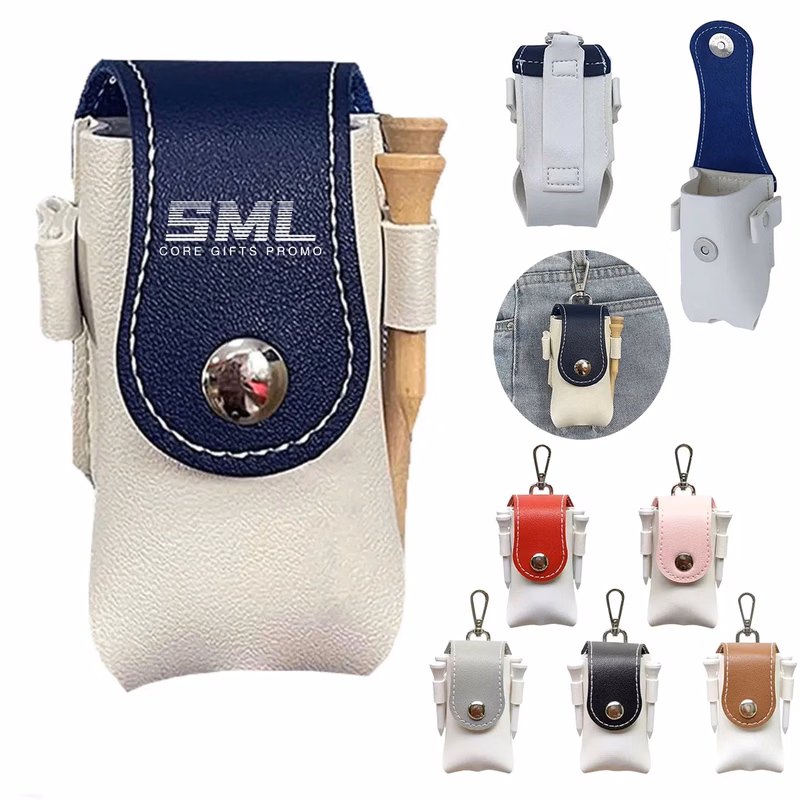 Custom Portable Ultra Light PU Golf Pouch Bag