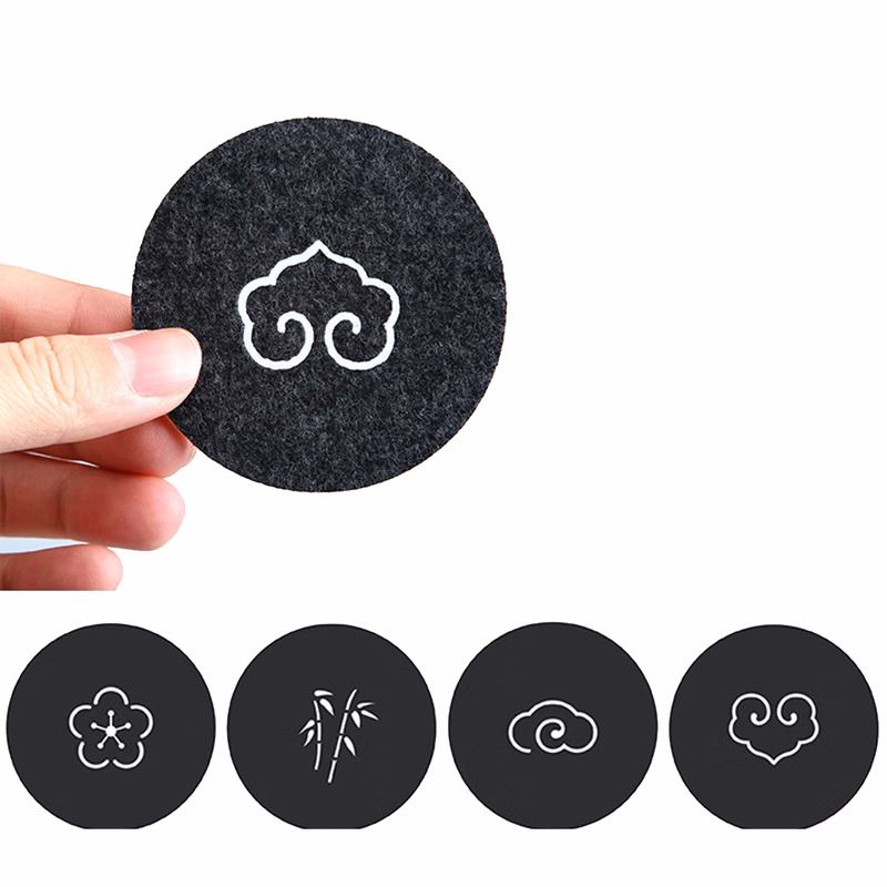 Round Absorbent Felt Cup Coaster