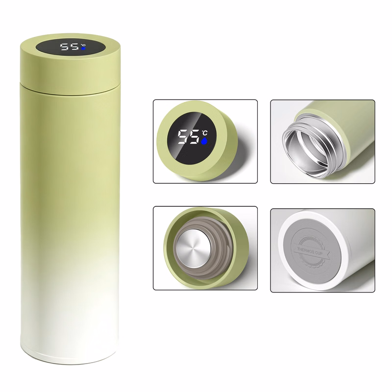 Temperature Display Stainless Steel Insulated Bottle