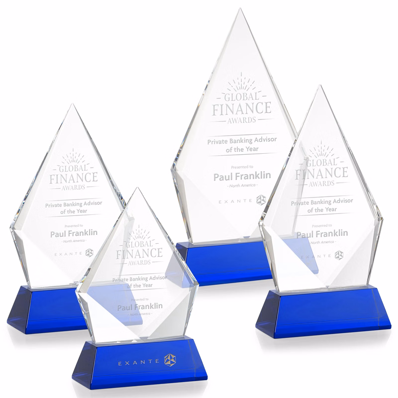 Shelton Award on Newhaven Base - Blue