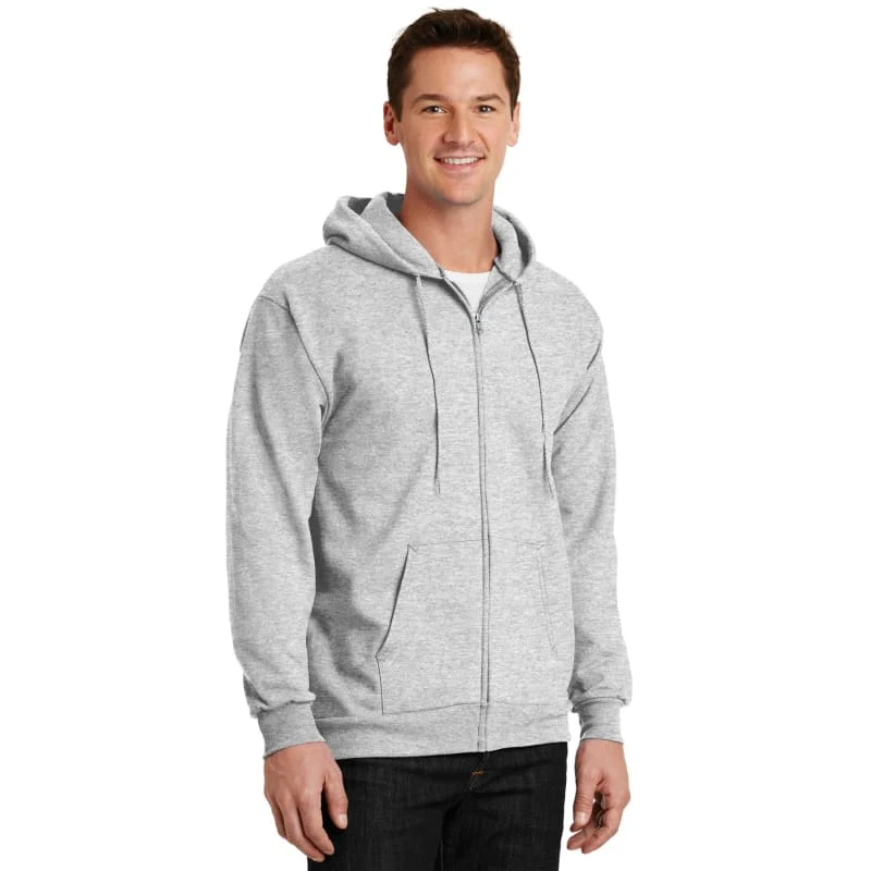Port & Company Essential Fleece Full-Zip Hooded Sweatshirt., custom hoodie or sweatshirt with logo imprint 1