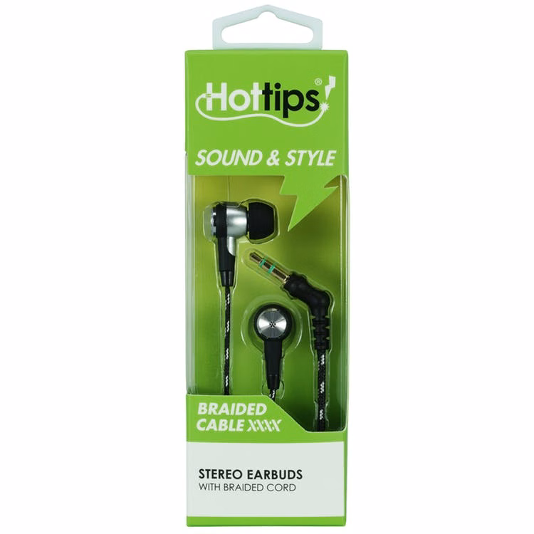 3.5mm Braided Earbuds - 110 dB 4'