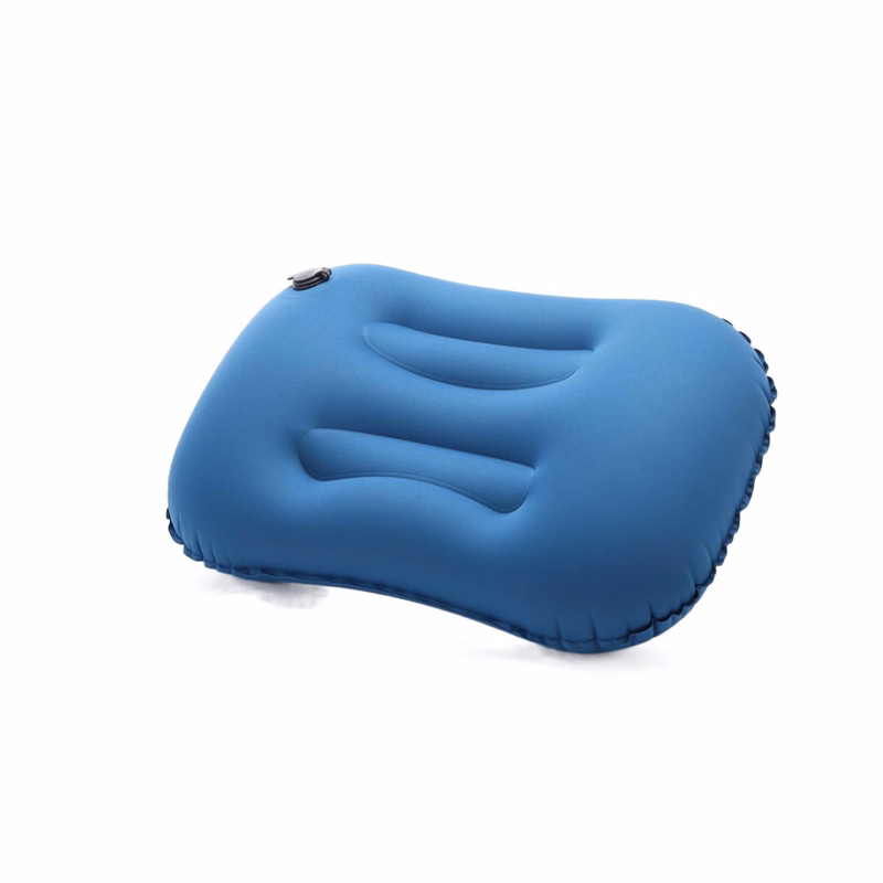 PVC Pillow Camping Travel Pillow Push Button Inflation Pillows
