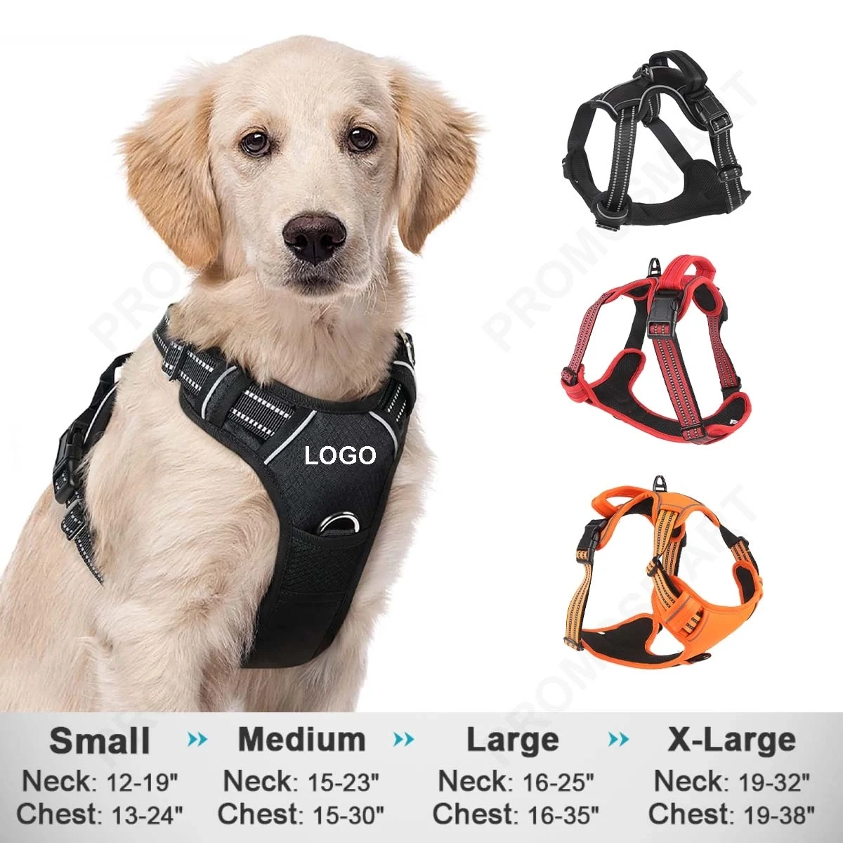 No Pull Adjustable Dog Harness 1