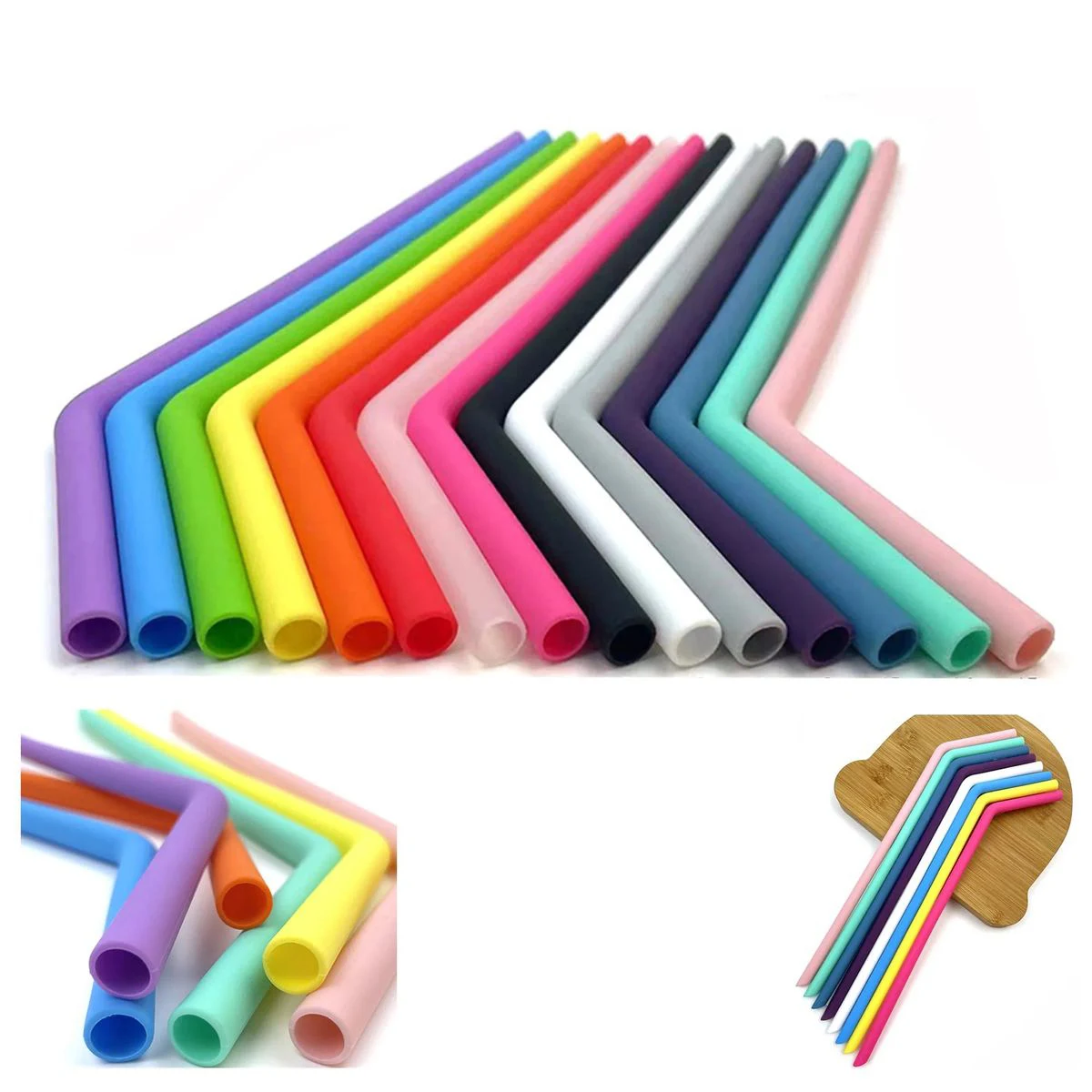 Reusable Silicone Straw with Flexible Design 1