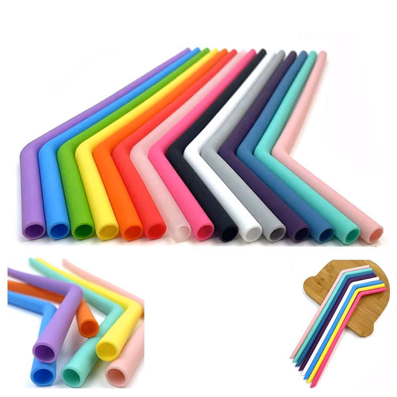 Reusable Silicone Straw with Flexible Design
