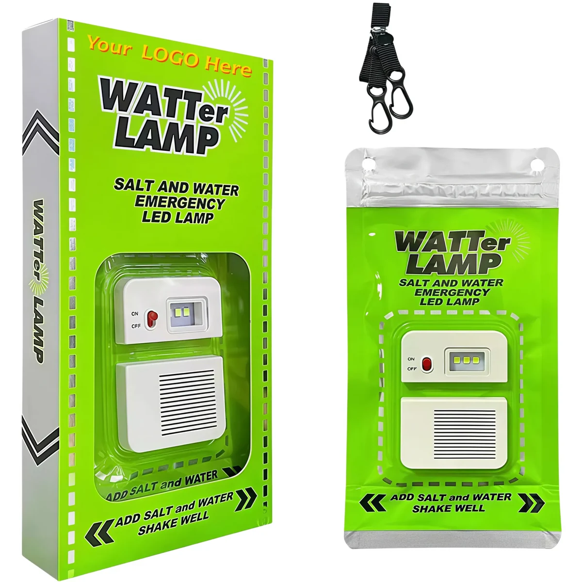 Portable Saltwater Lantern Battery-Free LED Emergency Light 1