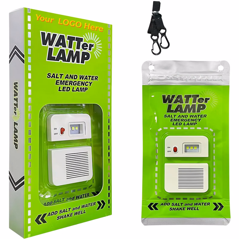 Portable Saltwater Lantern Battery-Free LED Emergency Light