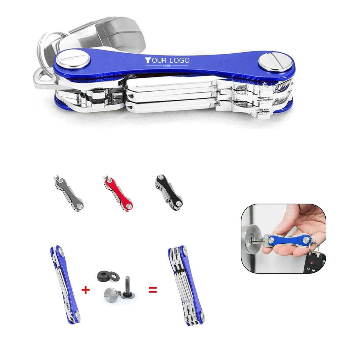 Compact Minimalist Pocket Sized Key Holder 1