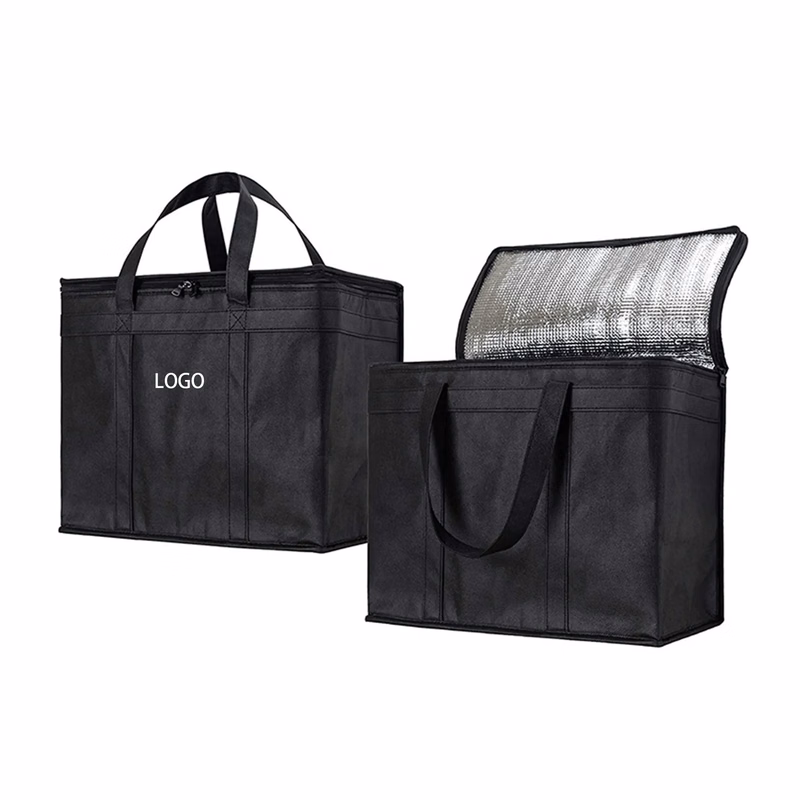MOQ500 Aluminum Foil Insulation Bag With Handle