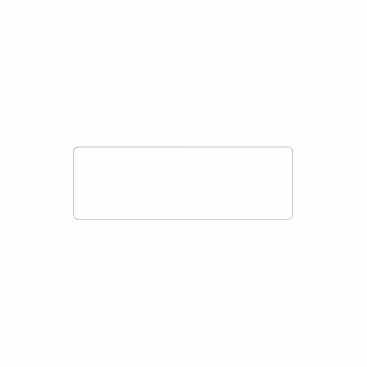 Blank Click-It Aluminum Name Badge (Standard size 1" x 3")