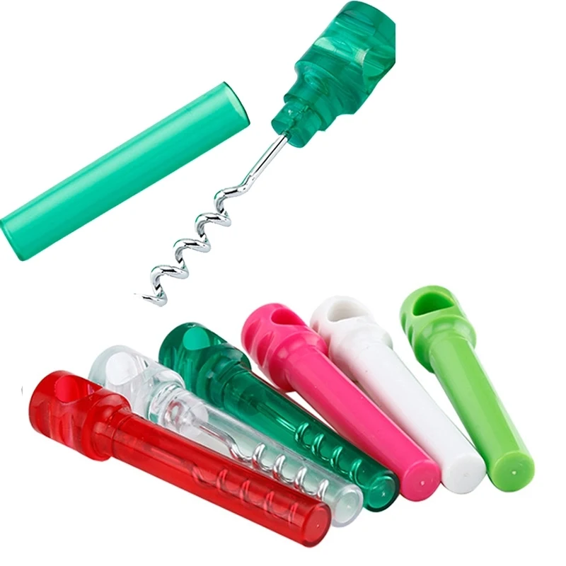 Round Wine Cork Screw Opener 1