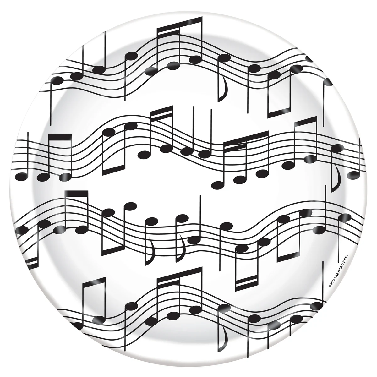 Musical Note Plate 1