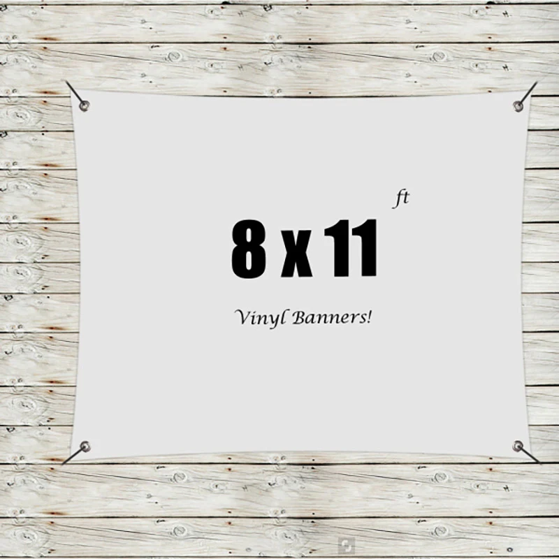 Custom 8' x 11' Vinyl Banners 1