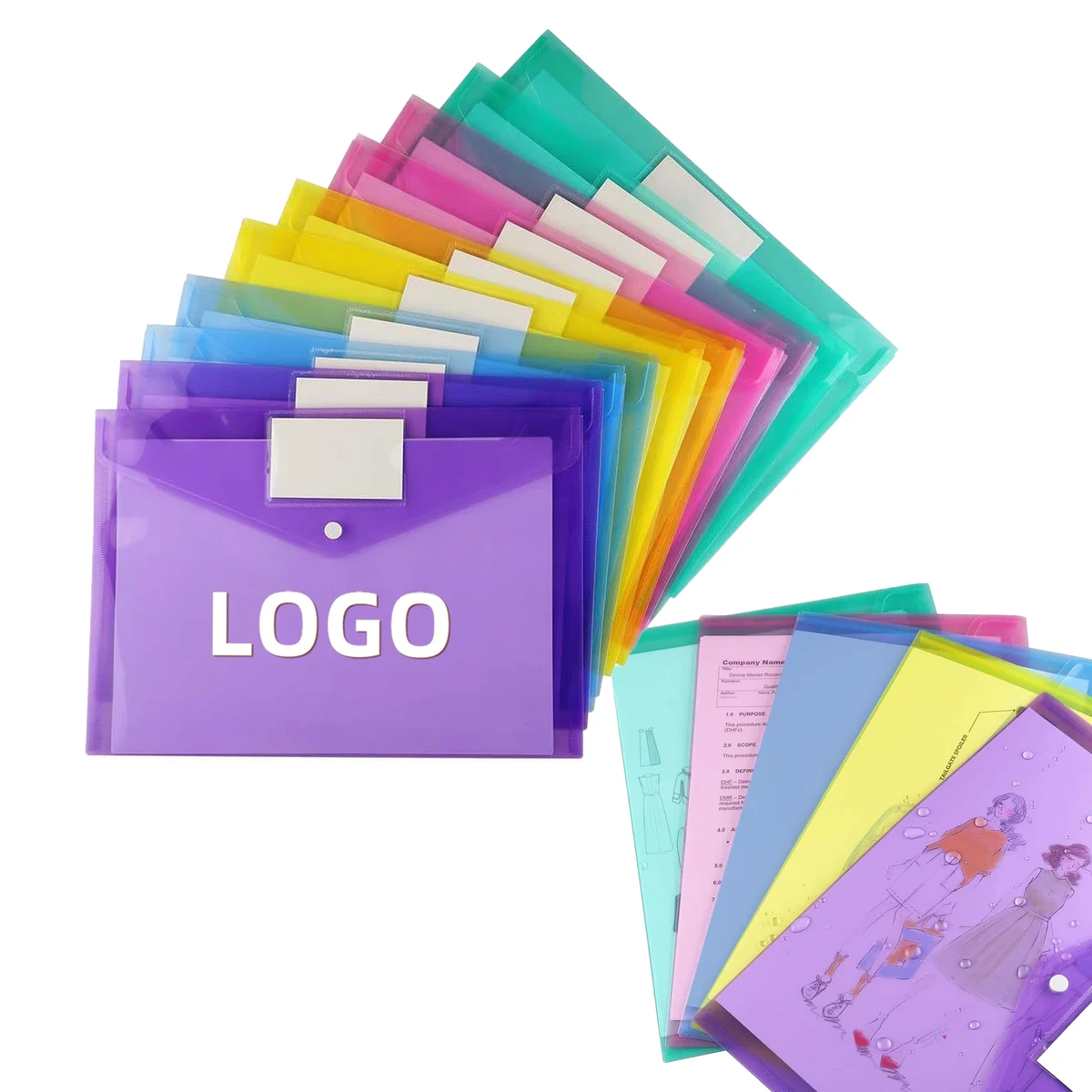 Transparent PP A4 Document Pouch 1