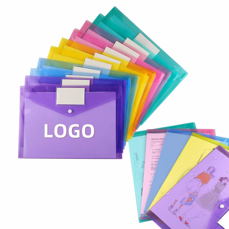 Transparent PP A4 Document Pouch