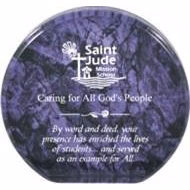 4" Purple Marble Aurora Acrylic Award