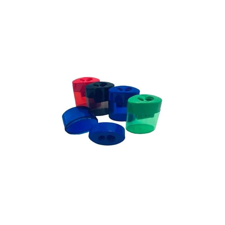 Dual Hole Pencil Sharpeners - Assorted Colors 1