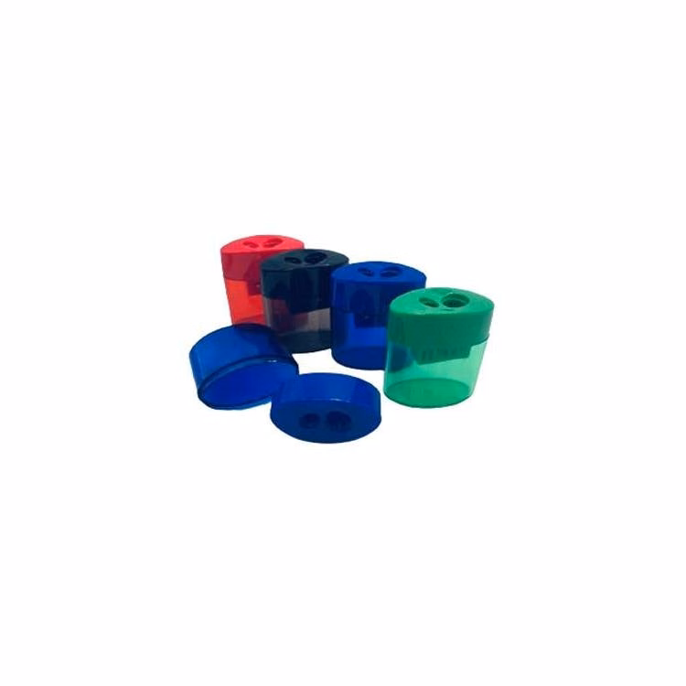 Dual Hole Pencil Sharpeners - Assorted Colors