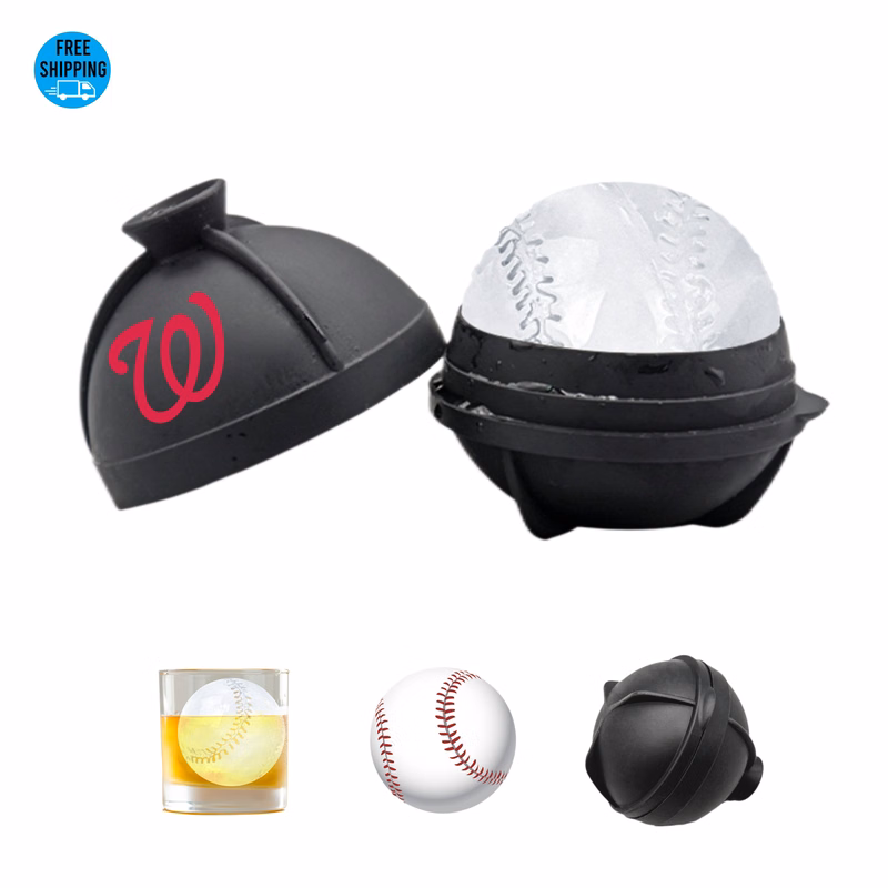 Baseball Ice Mold 2 3/8"