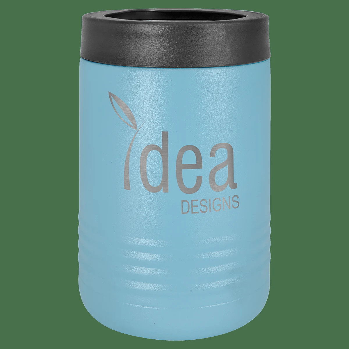 Light Blue Laser Engraved Polar Camel Beverage Holder, custom koozie with logo imprint 1