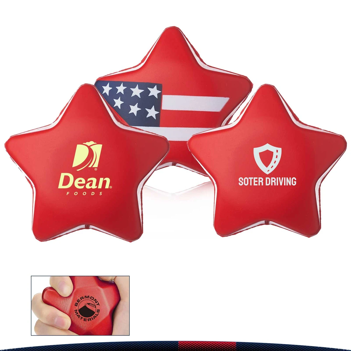 Teken Patriotic Star Stress Ball 1