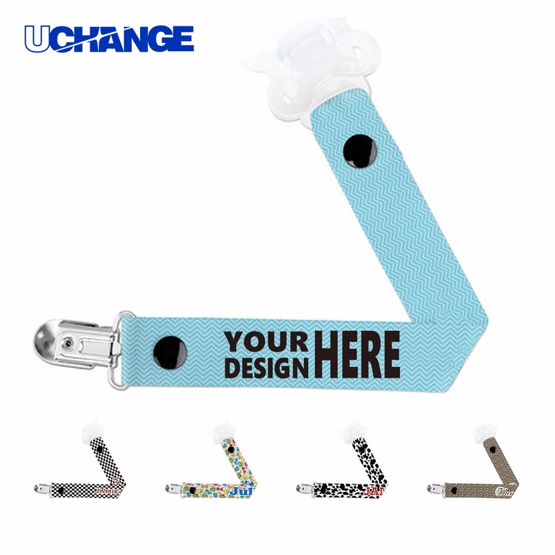 Baby Pacifier Strap with Metal Clip