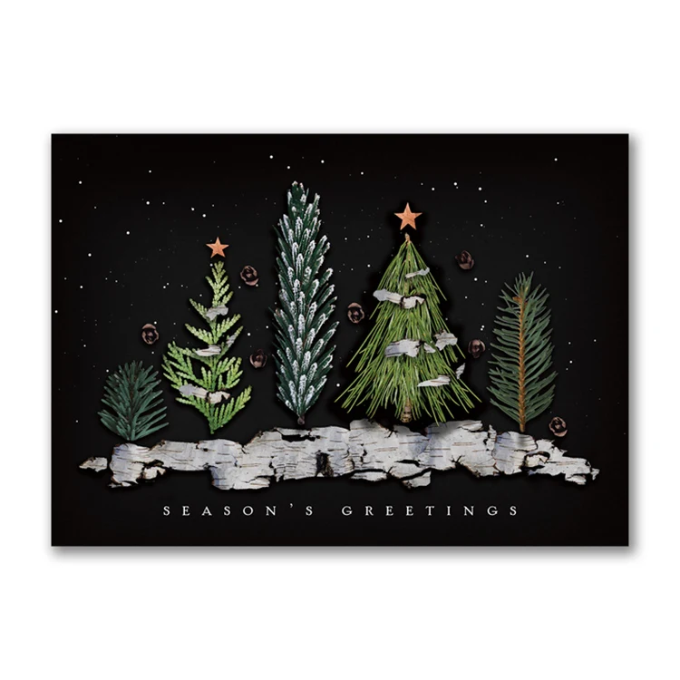 Real Greenery Treeline Card 1