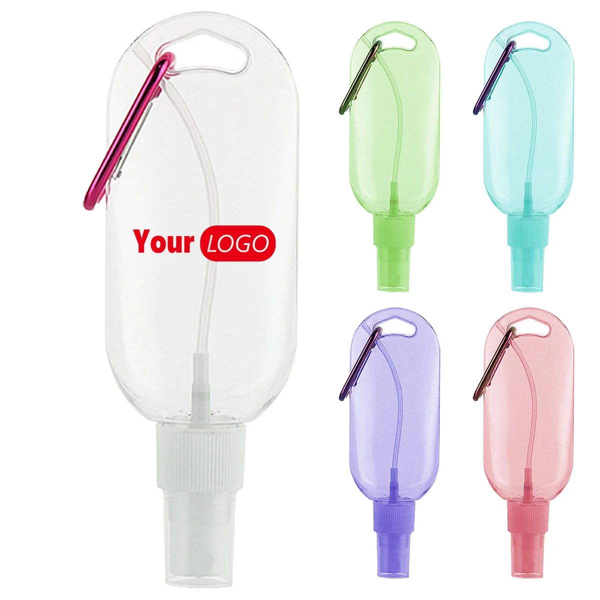 Plastic Plastic Custom Logo Portable Hand Sanitizer Bottle For Hygiene 1