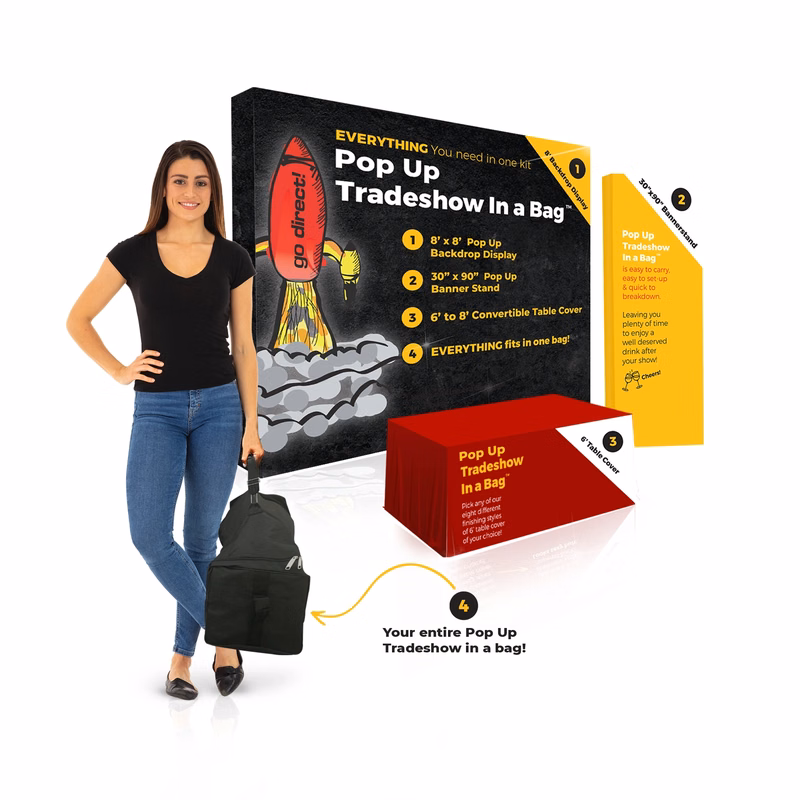 Pop Up Tradeshow in a Bag (TM)