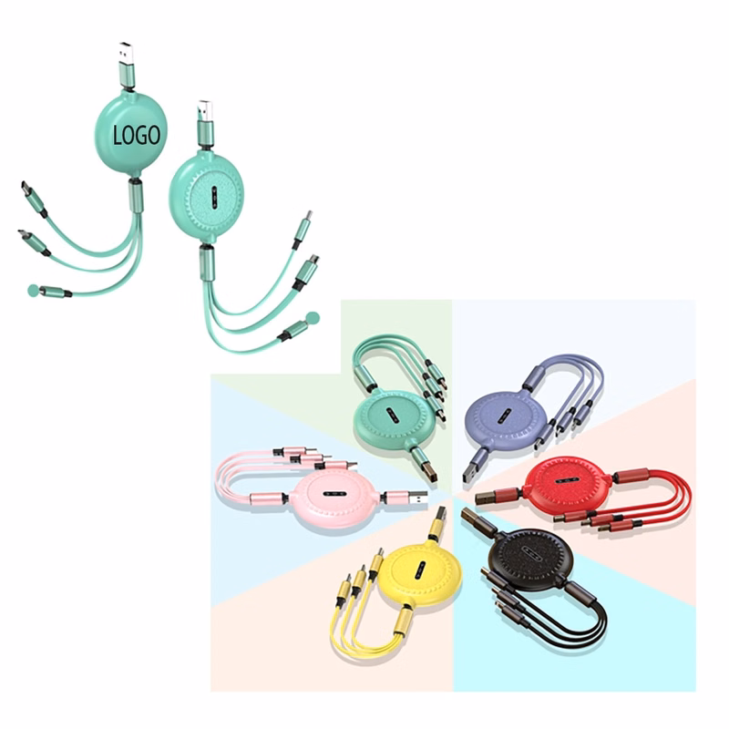 3 In 1 Multi Retractable Charging Cable