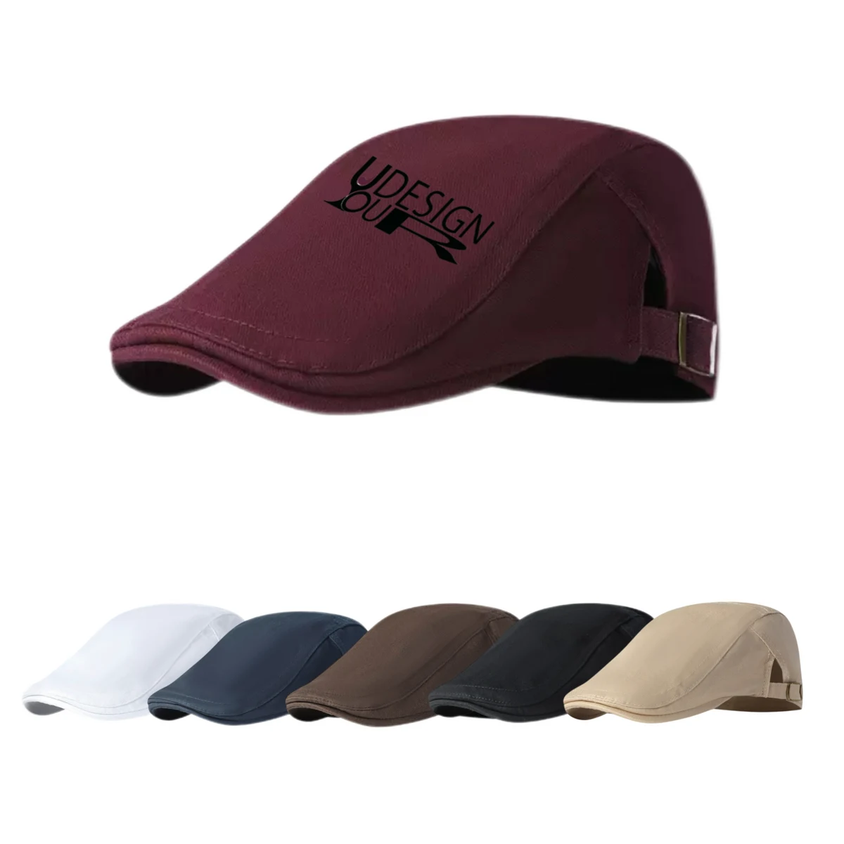 Men Women Casual Beret Ivy Flat Forward Cap 1