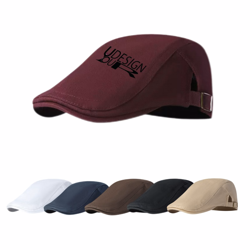 Men Women Casual Beret Ivy Flat Forward Cap
