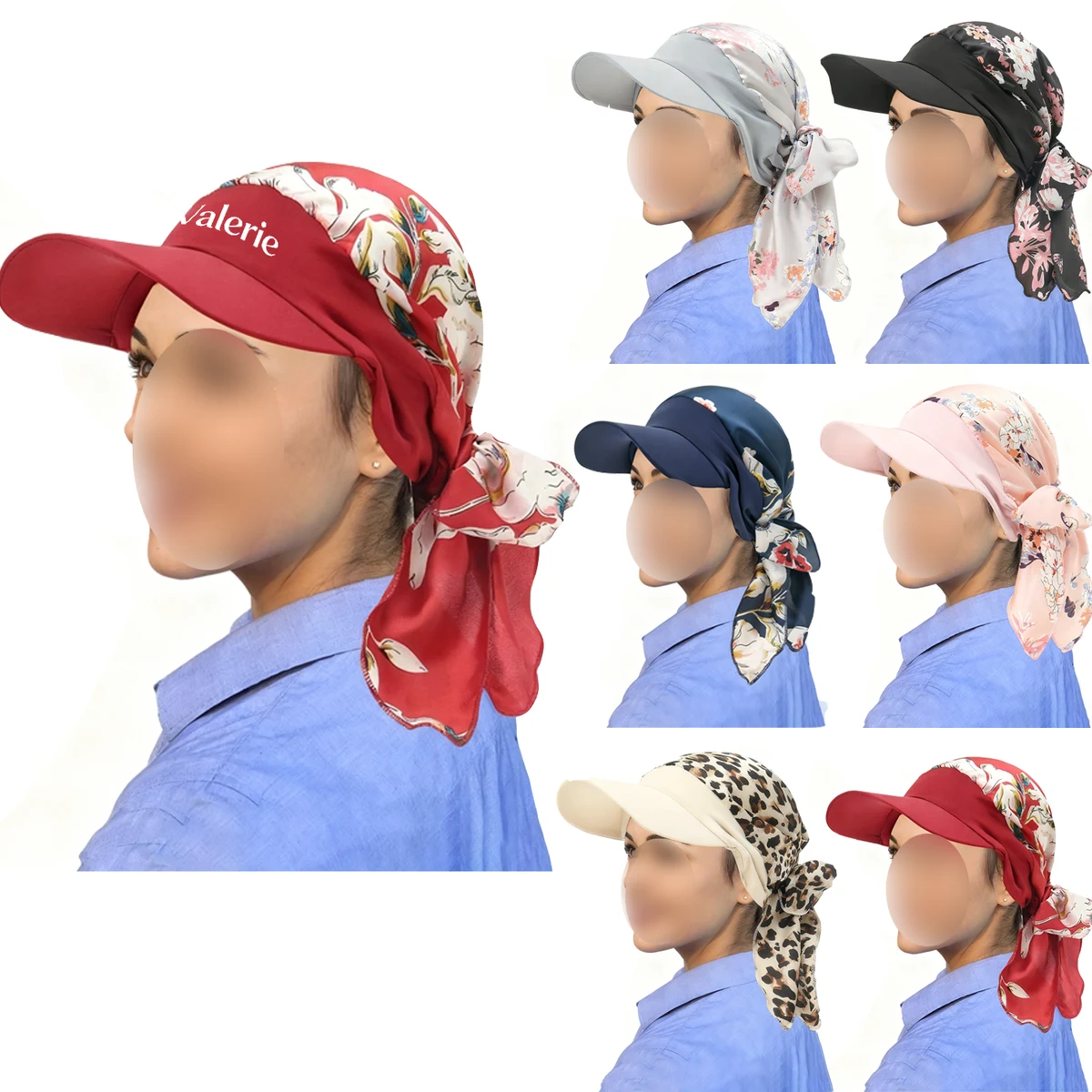 Long-tailed Ribbon Headscarf Hat 1