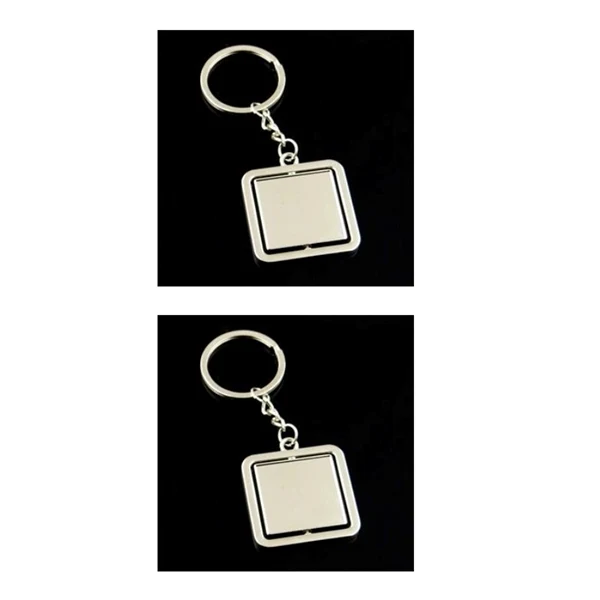 Stylish Square Shape Keyring - Practical and Chic Accessory 1