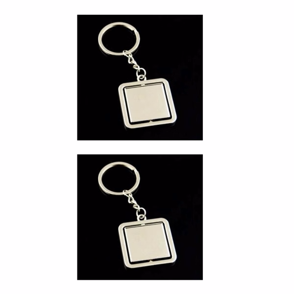Stylish Square Shape Keyring - Practical and Chic Accessory