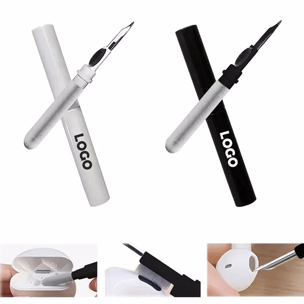 Custom 4.1 Inch Double-Ended Metal Earbud & Device Cleaning Kit — Tech Promo