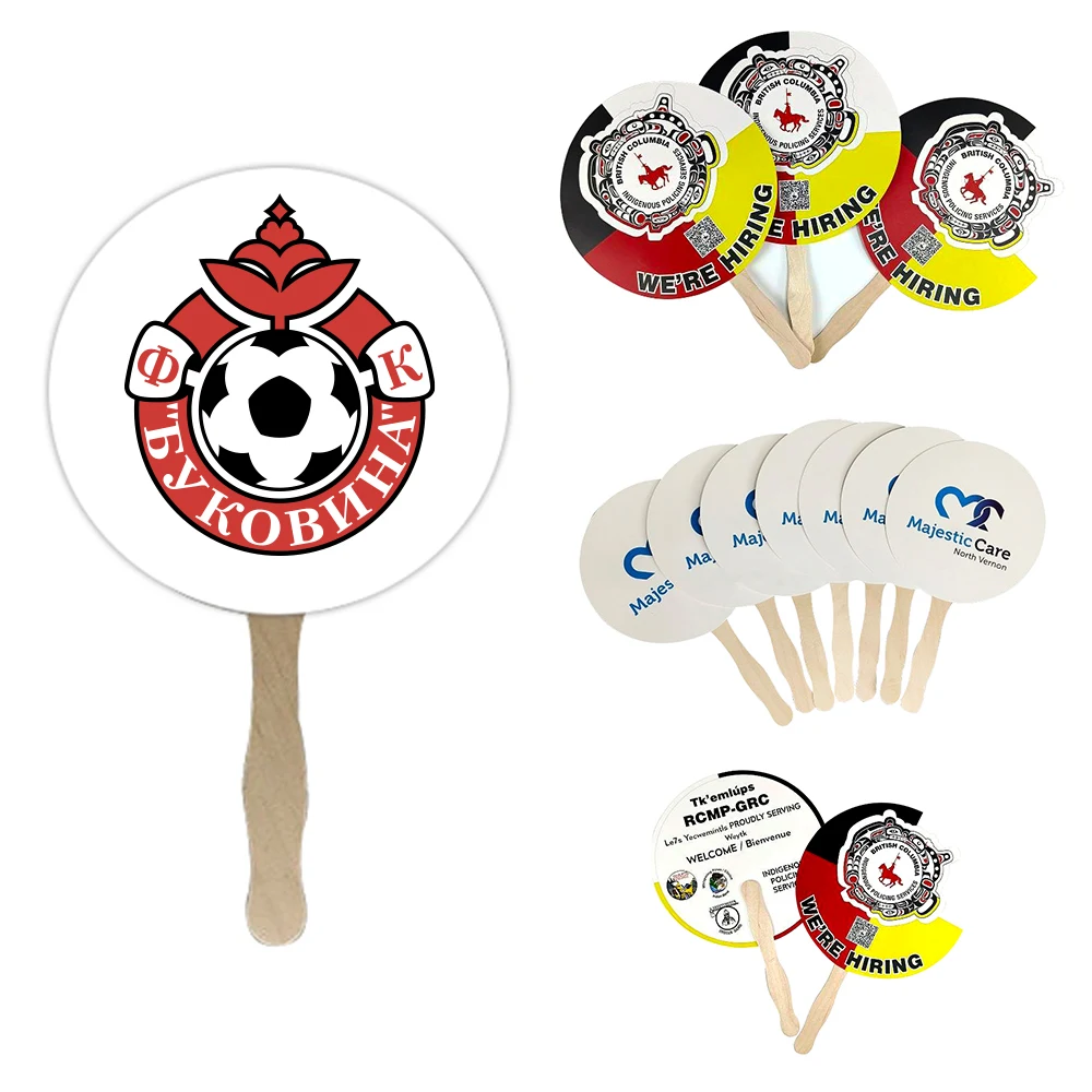 Eco-Friendly Bamboo Paper Hand Fan 1