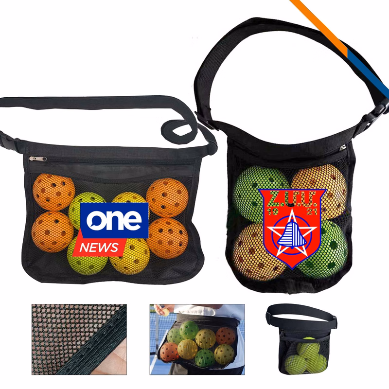 Runzi Mesh Adjustable Pickleball Waist Bag