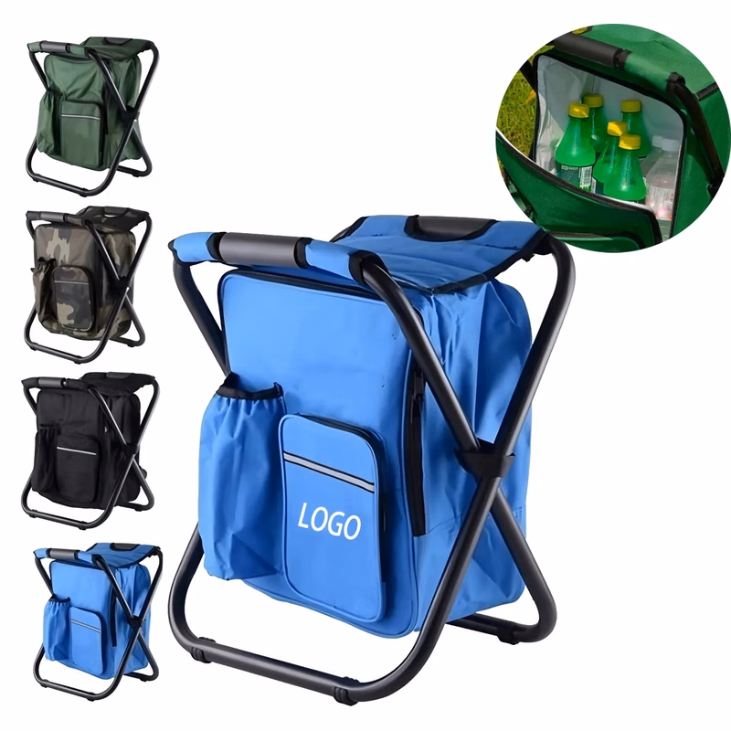 Insulated Cooler Backpack Chair with Logo